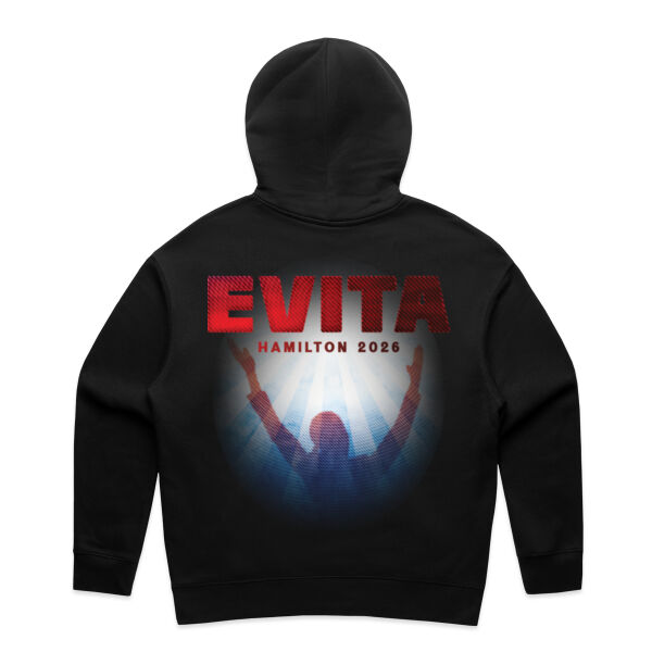 Evita - ZIPPED HOODIE front & back design Thumbnail