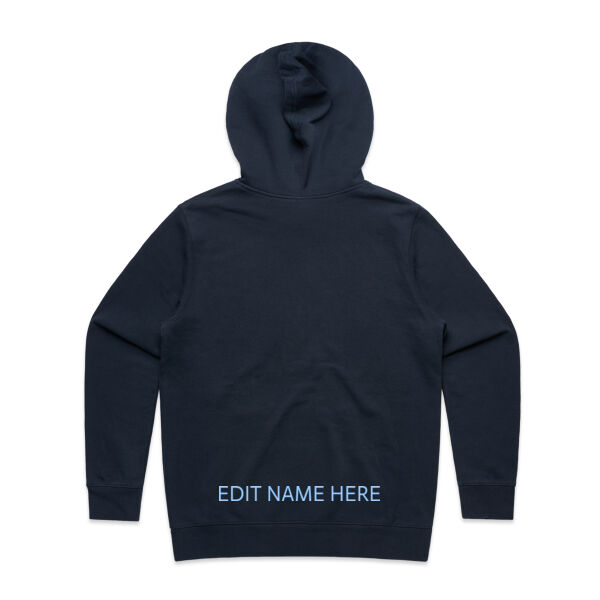 Evita - Women's HOODIE w. Eva design - name at bottom Thumbnail